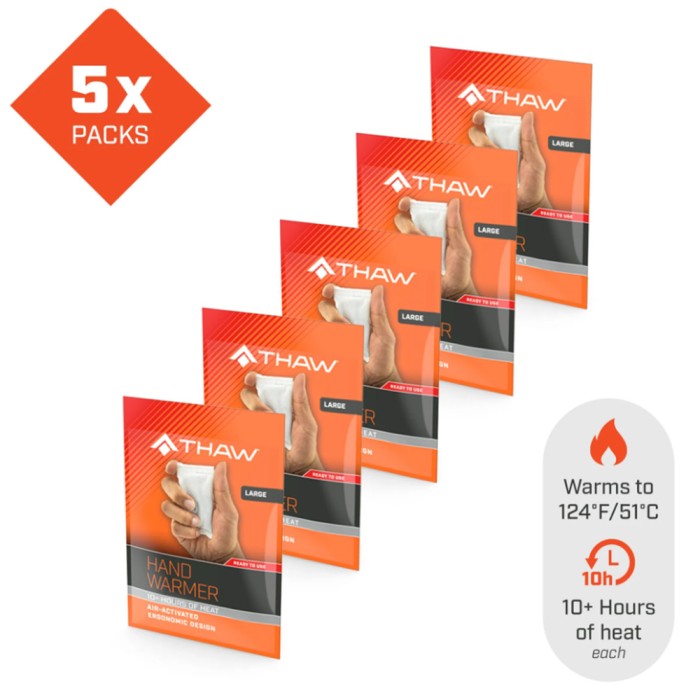 THAW Disposable Hand Warmers - Large