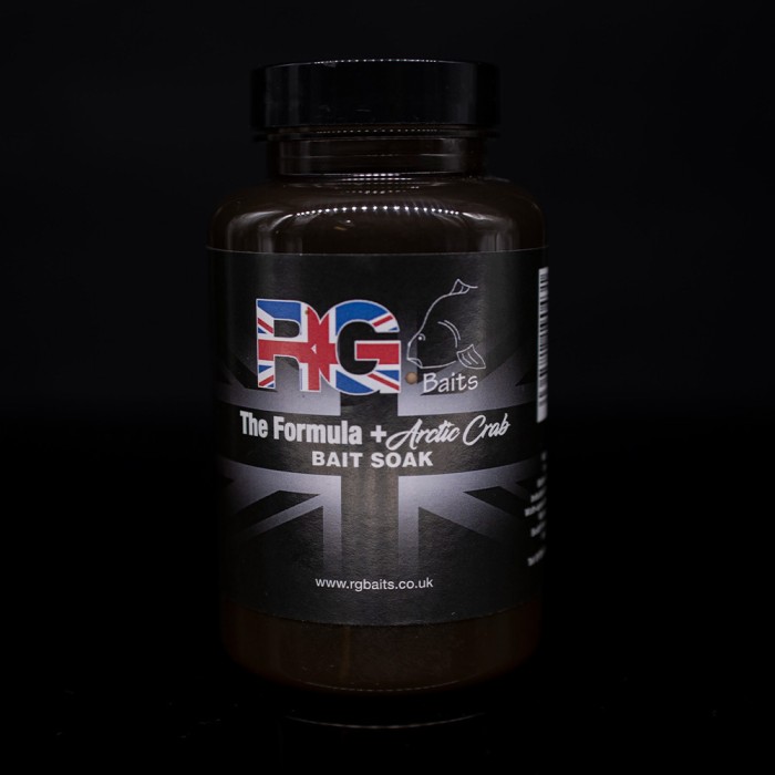 RG Baits The Formula + Arctic Crab Bait Soak 250ml
