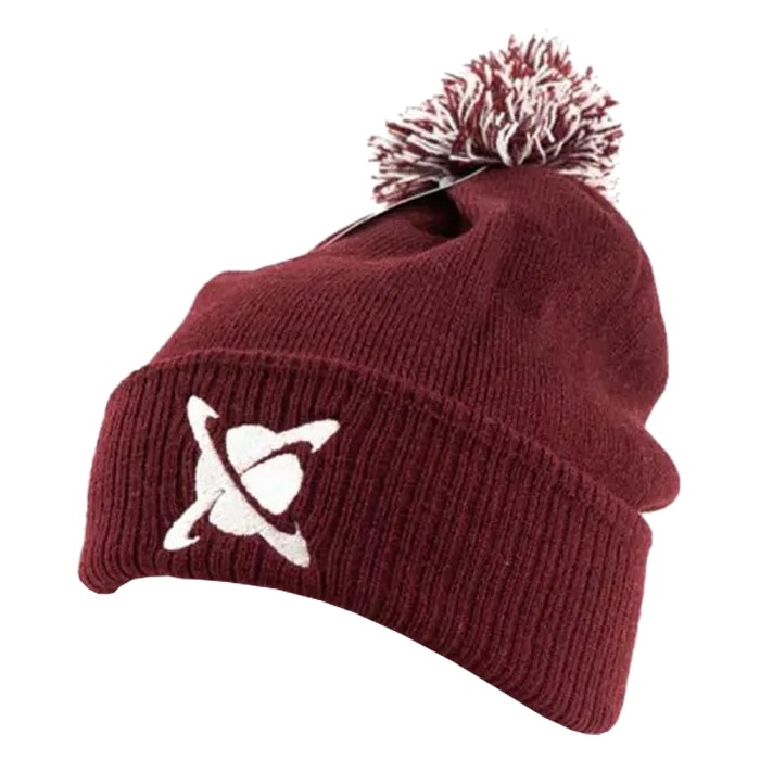 CC Moore Burgundy Fishing Bobble Hat