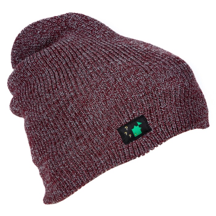 Thinking Anglers Heather Burgundy Beanie