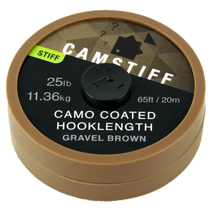 Thinking Anglers Camstiff Hooklength Gravel Brown
