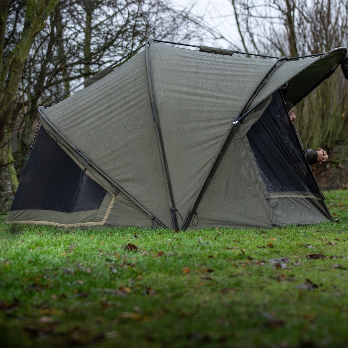 Trakker Armo V4 Plus Bivvy In Use 4