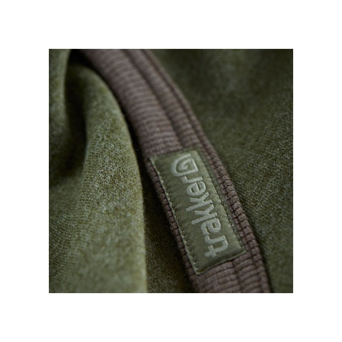Trakker Aztec Fishing Hoodie Close Up Logo Tag
