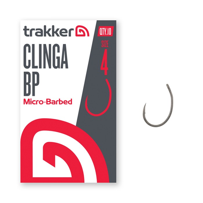Trakker Clinga BP Fishing Hooks Micro Barbed Size 4