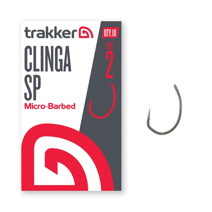 Trakker Clinga SP Fishing Hooks Micro Barbed Size 2