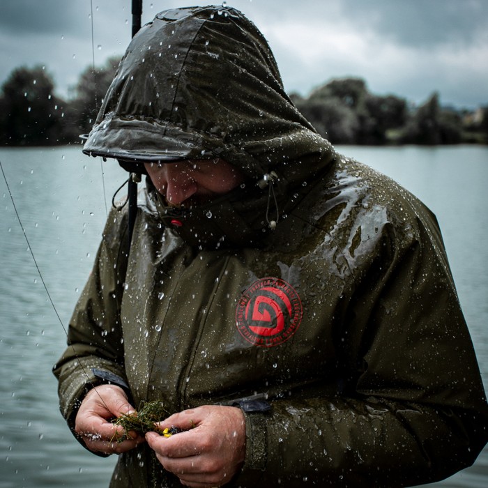 Trakker Core 3-Piece Winter Fishing Suit In Use 11