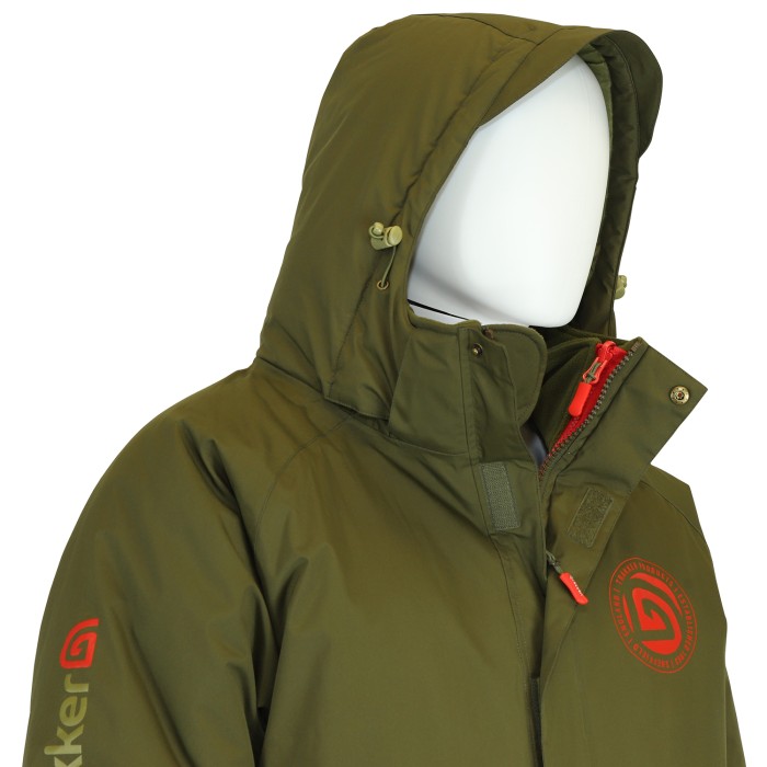 Trakker Core 3-Piece Winter Fishing Suit Hood 1