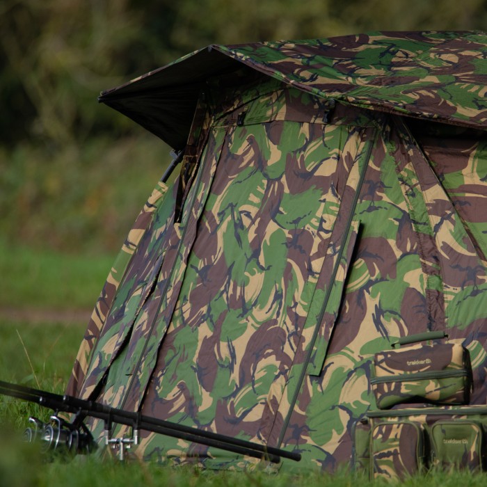 Trakker DPM Tempest Brolly 100 Full Infill In Use Door Down