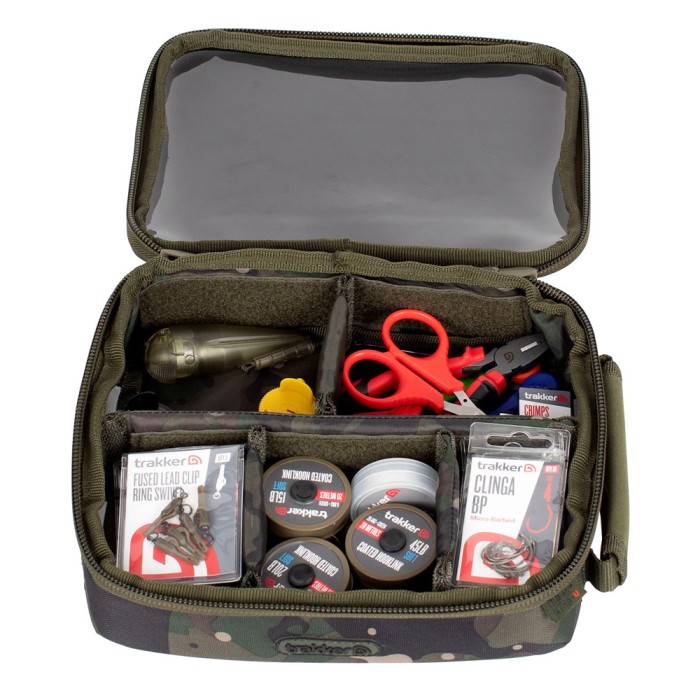 Trakker NXC Camo Bitz Pouch Large In Use Example