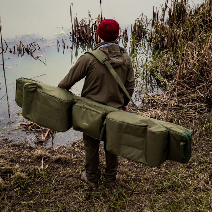 Trakker NXG 6 Fishing Rod Holdall In Use 1