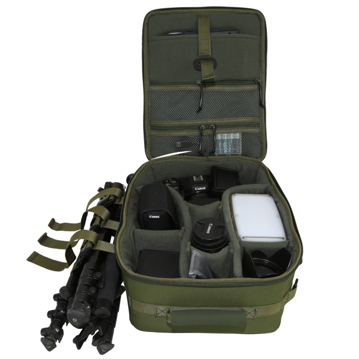 Trakker NXG Camera Tech Fishing Bag In Use 1