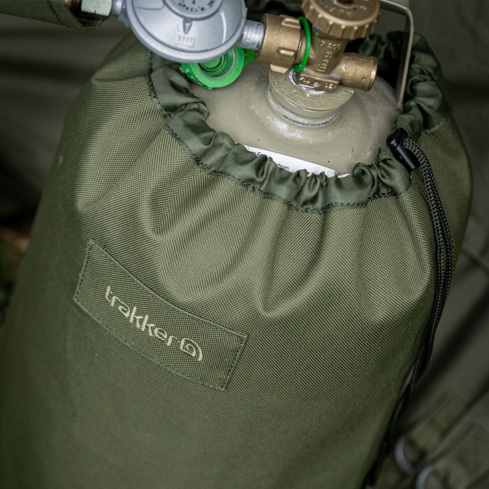 Trakker NXG Gas Bottle & Hose Fishing Cover 5.6kg In Use 3