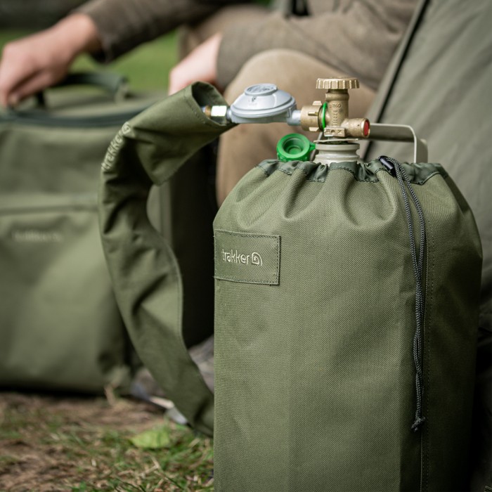 Trakker NXG Gas Bottle & Hose Fishing Cover 5.6kg In Use 4