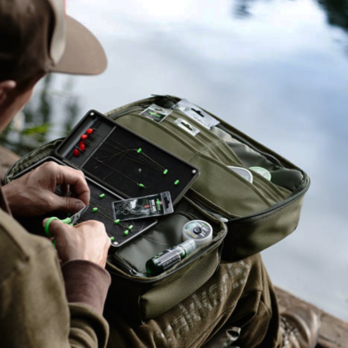 Trakker NXG XL PVA Fishing Pouch In Use