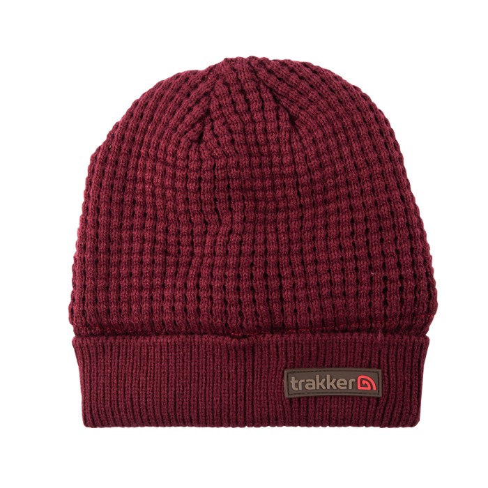 Trakker Plum Textured Fishing Beanie 1