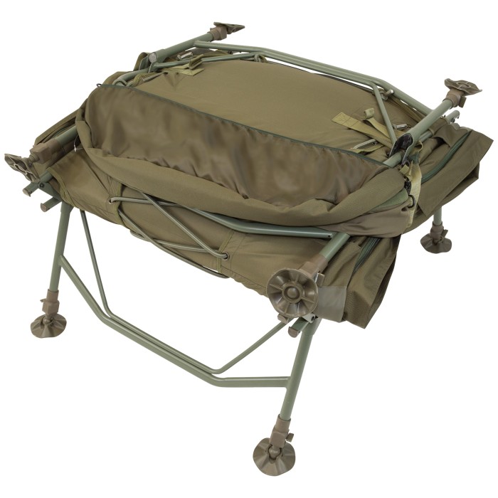 Trakker RLX 8 Leg Bed System Folded
