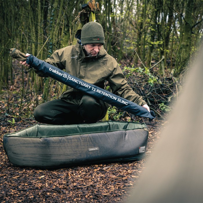 Trakker Sanctuary T1 Retention Sling In Use 2