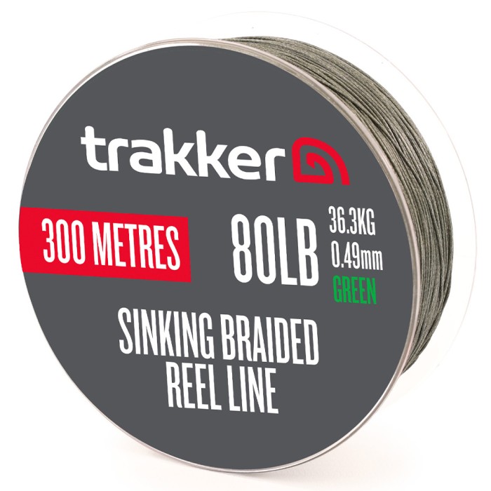 Trakker Sinking Braided Reel Line 300m 80lb