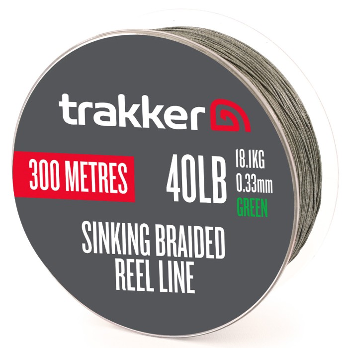 Trakker Sinking Braided Reel Line 300m 40lb