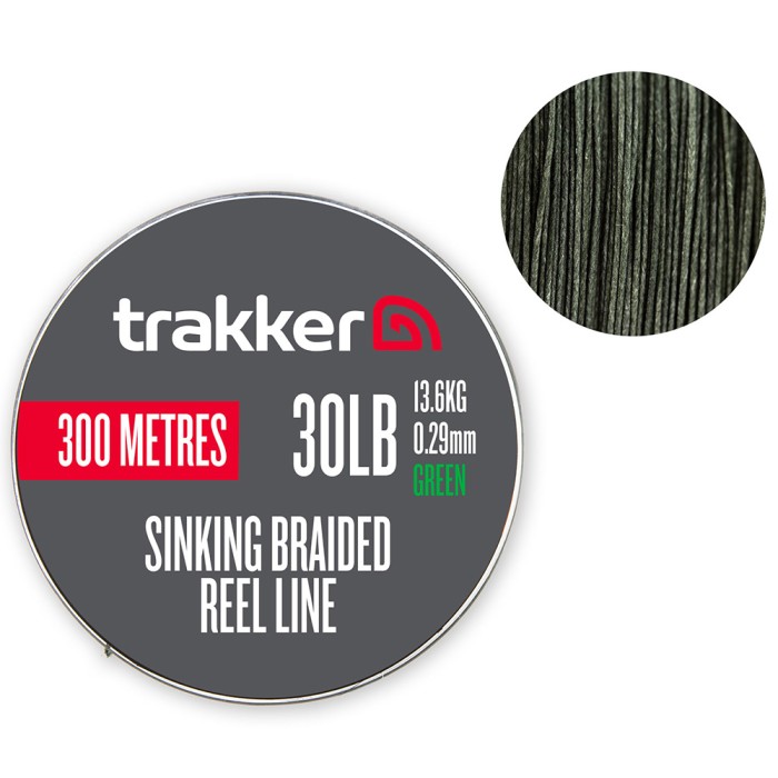 Trakker Sinking Braided Reel Line 300m 30lb 1