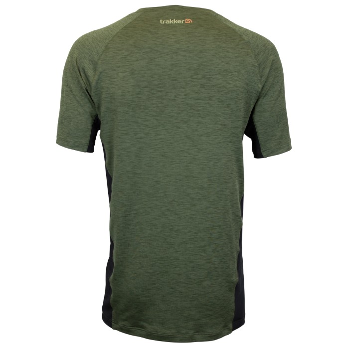 Trakker Marl Moisture Wicking Fishing T-Shirt Back