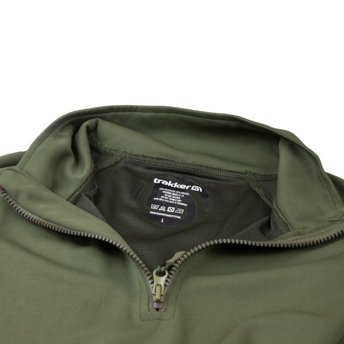 Trakker Half Zip Top with UV Sun Protection Collar