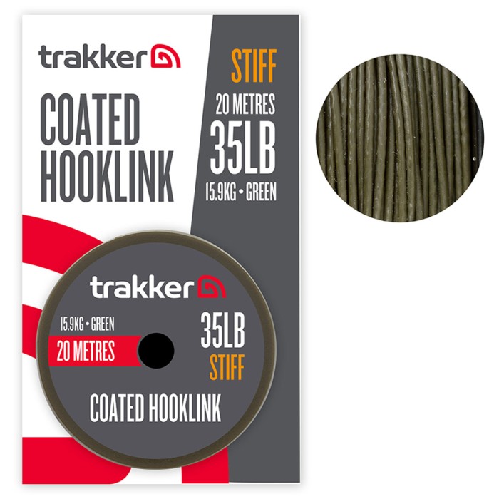 Trakker Stiff Coated Hooklink 20m 35lb