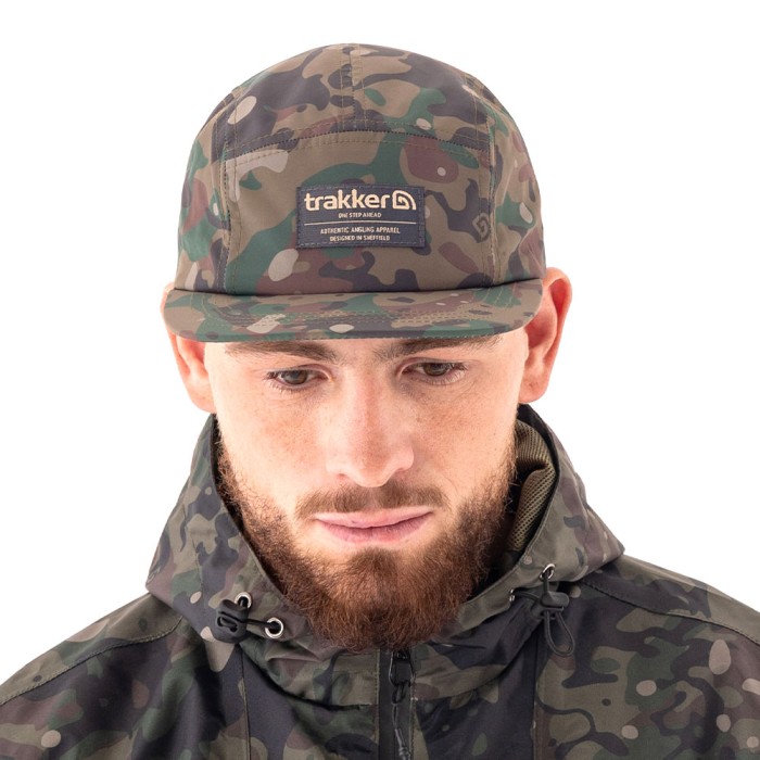 Trakker TechPro Camo 5 Panel Cap In Use 1