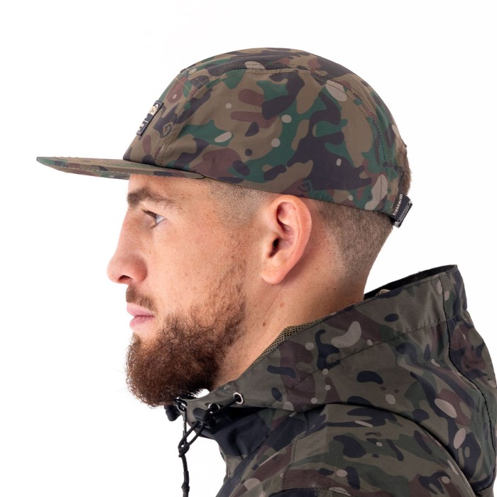Trakker TechPro Camo 5 Panel Cap In Use 2