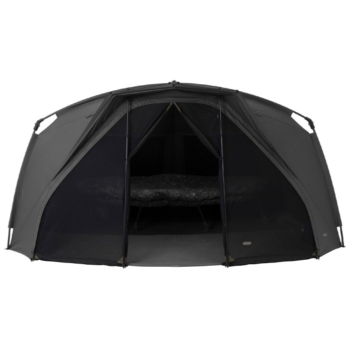 Trakker Tempest RS 150 Bivvy Insect Panel Attached Front View Open 

