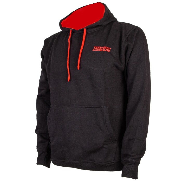 Tronixpro Classic Black & Red Fishing Hoodie