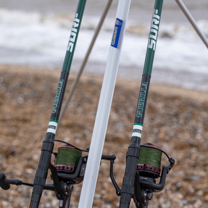Tronixpro Guerilla Surf Fishing Rods In Use 1