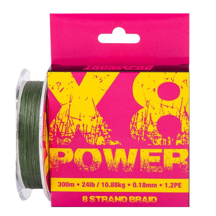 Tronixpro X8 Power Braided Line 300m Moss Green 3