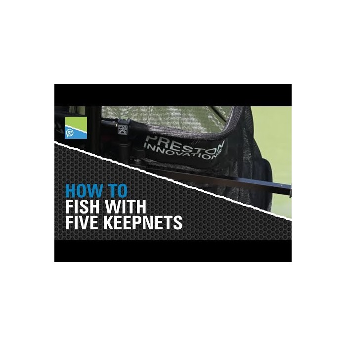 How to easily fish with five keepnets on a commercial fishery.