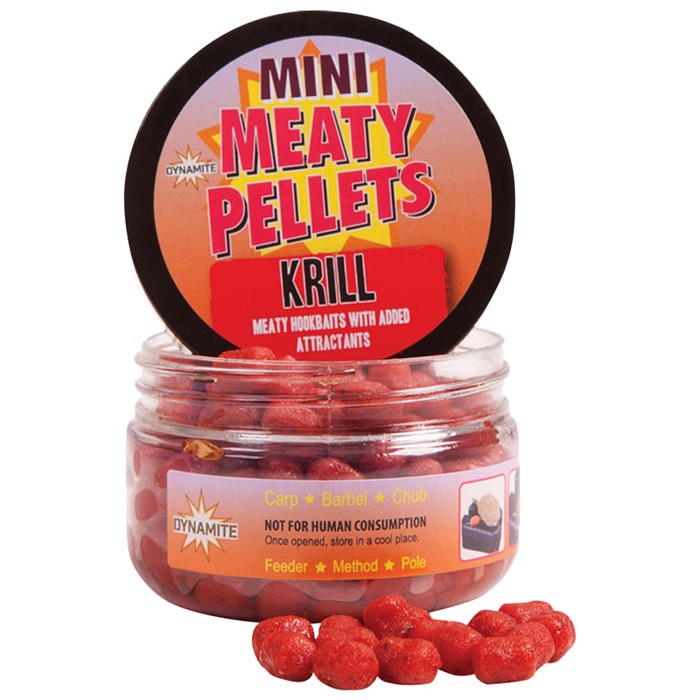 Dynamite Baits Red Krill Meaty Fish Pellets 8mm Open