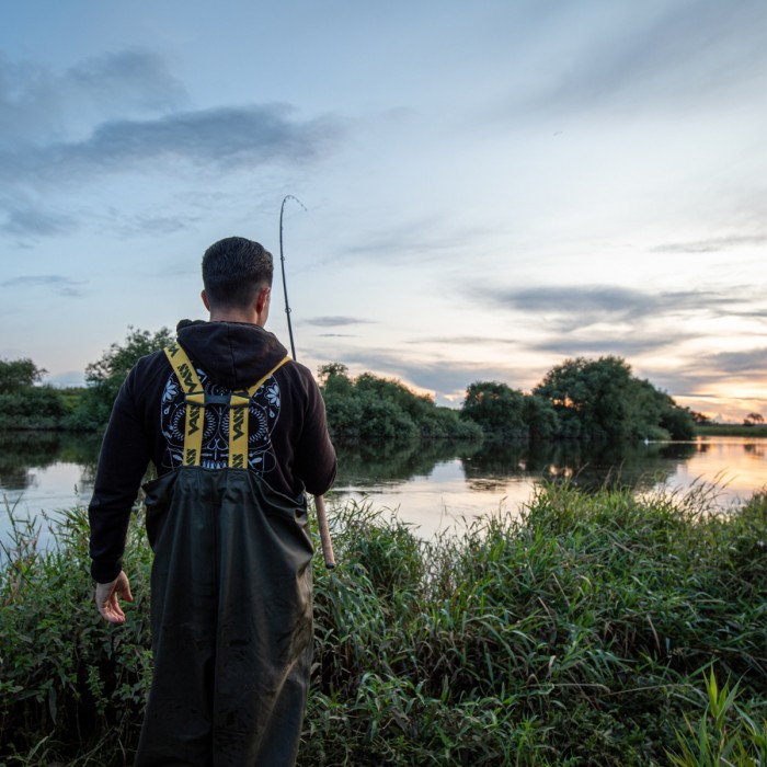 Vass-Tex 350 Lightweight Waders Non-Studded In Use 