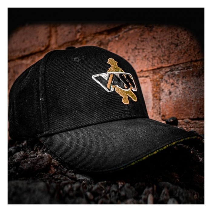 Vass Brushed Cotton Cap Black 1