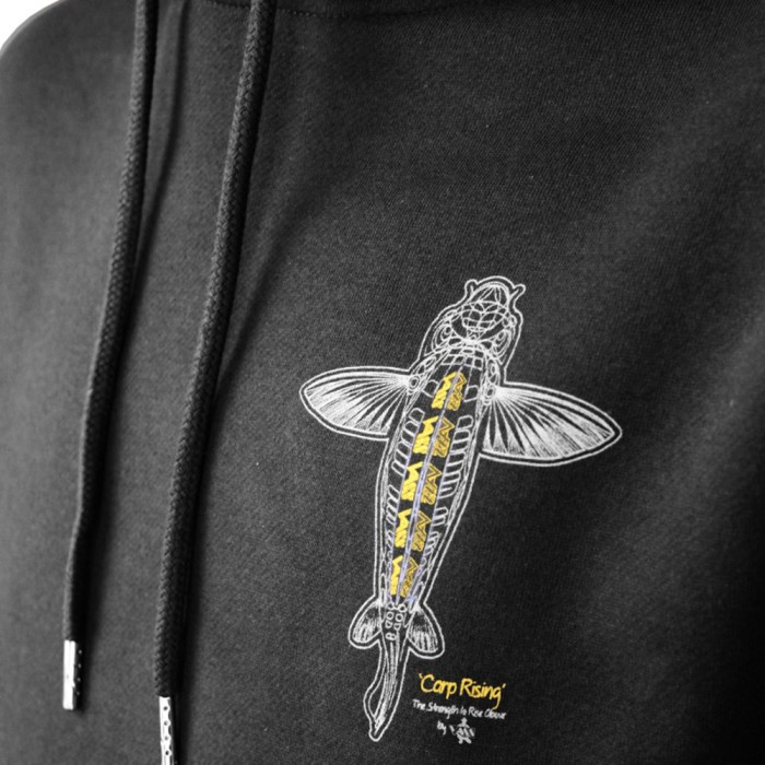 Vass Carp Rising Hoodie - Black 1
