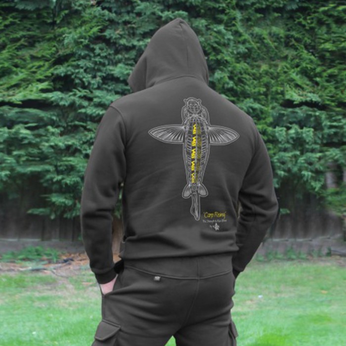 Vass Carp Rising Hoodie - Black 3