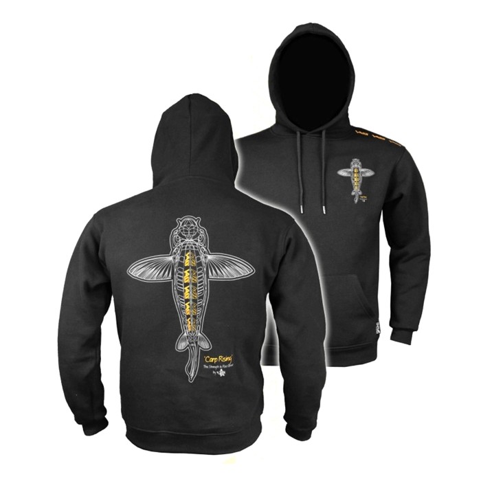 Vass Carp Rising Hoodie - Black