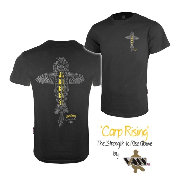 Vass Carp Rising T-Shirt - Black
