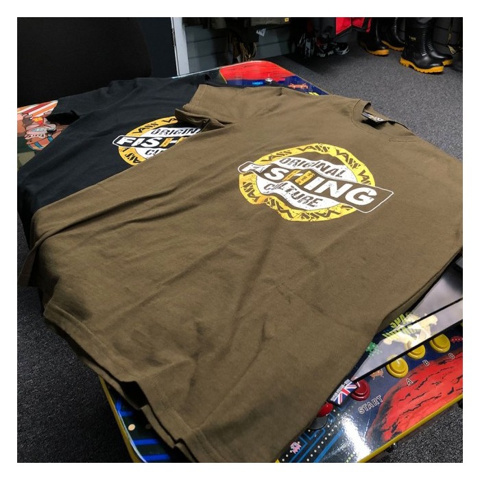 Vass Culture Khaki T-Shirt Close Up 3