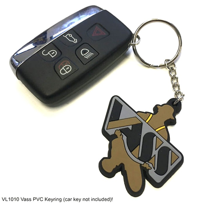 Vass Logo PVC Keyring 3