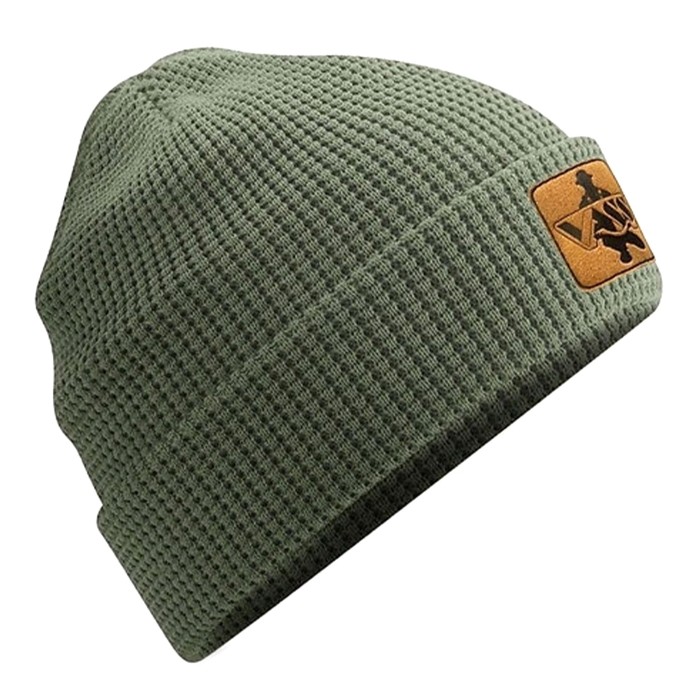 Vass Organic Cotton Honeycombe Beanie Khaki