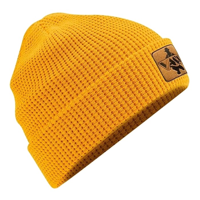 Vass Organic Cotton Honeycombe Beanie Yellow