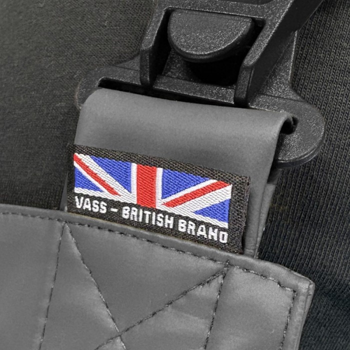 Vass Team Vass 220 Bib & Brace with Knee - Black