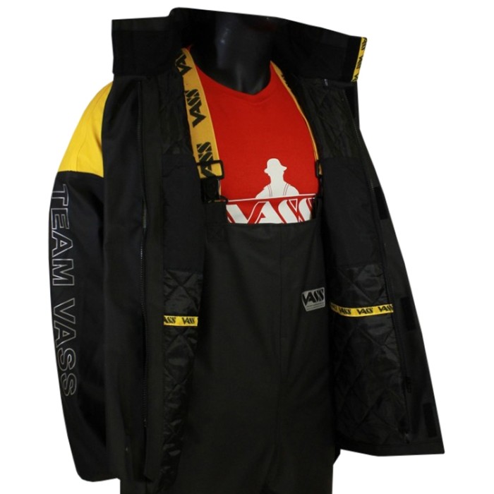 Vass Team Vass 350 Winter Lined Heavy Duty Waterproof Jacket Front Open