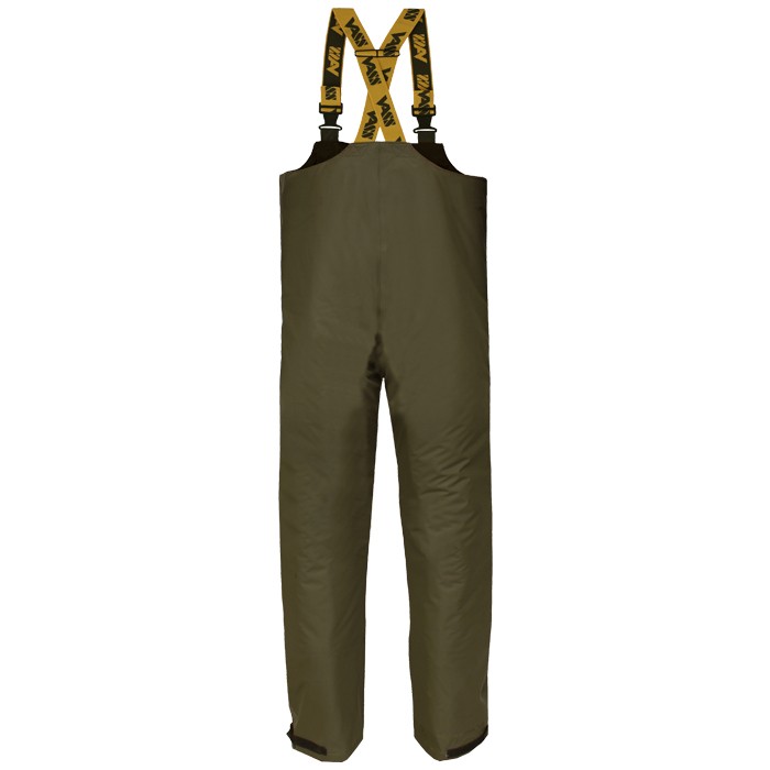 Vass Team Vass Winter Khaki Edition 4 Fishing Bib & Brace Back