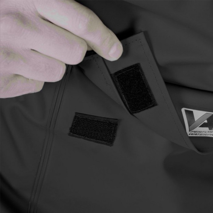 Vass Vass-Tex 175 Black Fishing Smock Close Up