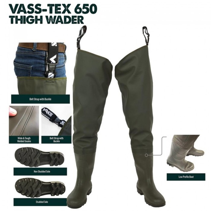 Vass-Tex 650 Series Thigh Fishing Wader 2